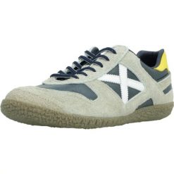 Buty MUNICH 8001660M Niebieski. Niebieskie buty turystyczne munich, bez wzorów, ze skóry, bez zapięcia, na fitness i siłownię. Za 491.99 zł.