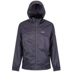 Kurtka Przeciwdeszczowa Męska Lyle IV. Niebieskie kurtki Regatta, m, bez wzorów, bez kaptura. Za 220.99 zł.