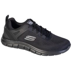 Buty do biegania męskie Skechers 232698BBK. Czarne buty do biegania Skechers, bez wzorów, z gumy, bez zapięcia, do biegania. Za 377.00 zł.