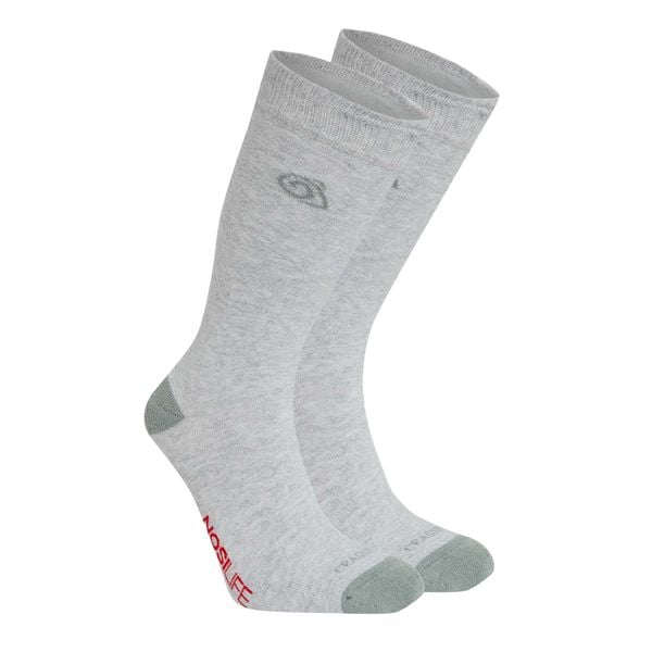 Skarpetki Unisex Dla Dorosłych Insect Repellent. Szare skarpety Craghoppers, bez wzorów. Za 83.99 zł.