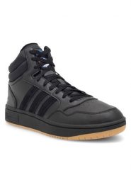 Adidas Sneakersy HOOPS 3.0 MID GY4745 Czarny. Czarne buty sportowe casual Adidas, bez wzorów, z materiału, bez zapięcia. Za 299.99 zł.