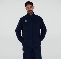 Kurtka z dresu Canterbury Club Track. Czarne kurtki CANTERBURY, xl, bez wzorów, z dresówki, bez kaptura. Za 399.00 zł.