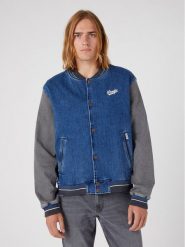 Wrangler Kurtka bomber Baseball W48272Z90 112331618 Niebieski Regular Fit. Niebieskie kurtki Wrangler, m, bez wzorów, z bawełny, bez kaptura. Za 304.99 zł.