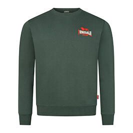 Bluza Lonsdale Lympstone. Czerwone bluzy Lonsdale, m, bez wzorów, bez kaptura. Za 225.50 zł.