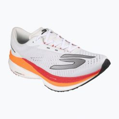 Buty do biegania męskie SKECHERS Skx Aero Razor. Białe buty do biegania Skechers, bez wzorów, bez zapięcia, do biegania, skechers sport. Za 649.99 zł.