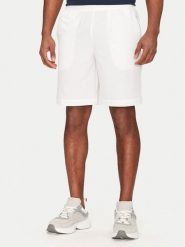 Lacoste Szorty sportowe GH7452 Biały Regular Fit. Białe krótkie spodenki sportowe LACOSTE, m, bez wzorów, z syntetyku. Za 229.99 zł.