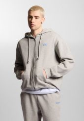 Bluza sportowa męska Prosto Infinity z kapturem. Szare bluzy z kapturem Prosto., m, bez wzorów, z bawełny, z kapturem. Za 334.99 zł.