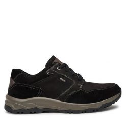 Półbuty Josef Seibel. Czarne eleganckie półbuty Josef Seibel, bez wzorów, bez obcasa, bez zapięcia. Za 279.99 zł.