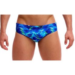 Kąpielówki męskie Funky Trunks Storm Chaser - slipy. Niebieskie kąpielówki Funky Trunks, m, bez wzorów. Za 139.00 zł.