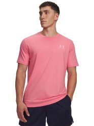 Under Armour Koszulka w kolorze jasnoróżowym rozmiar: M. Różowe t-shirty sportowe Under Armour, bez wzorów, bez ramiączek, outdoorowe. Za 53.95 zł.