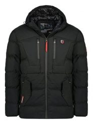 Geographical Norway Kurtka zimowa "Cachot" w kolorze czarnym rozmiar: XXL. Czarne kurtki Geographical Norway, na zimę, xxl, bez wzorów, bez kaptura. Za 184.89 zł.