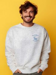 WOOOP Bluza "Eat spaghetti to forgetti" w kolorze szarym rozmiar: M. Szare bluzy Wooop, m, bez wzorów, z bawełny, bez kaptura. Za 100.99 zł.