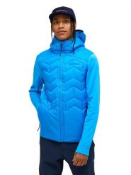 Kurtka Peak Performance męska Elevate Liner Hybrid Hood Jacket niebieska - L. Niebieskie kurtki Peak Performance, l, bez wzorów, z elastanu, bez kaptura. Za 909.00 zł.