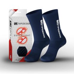 Skarpetki Tape Design Allround Superlight. Niebieskie skarpety TAPEDESIGN, bez wzorów. W wyprzedaży za 132.15 zł.