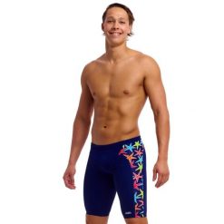 Spodenki do pływania Jammery Funky Trunks Starry Night. Niebieskie szorty Funky Trunks, m, bez wzorów, sportowe. Za 219.00 zł.