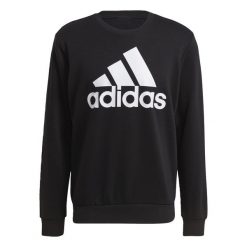 Bluza męska adidas Essentials Sweatshirt. Białe bluzy Adidas, m, bez wzorów, bez kaptura. Za 149.09 zł.