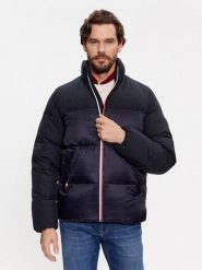 Tommy Hilfiger Kurtka zimowa Tech Stand Collar MW0MW27586 Granatowy Regular Fit. Niebieskie kurtki Tommy Hilfiger, na zimę, m, bez wzorów, z syntetyku, bez kaptura. Za 899.99 zł.