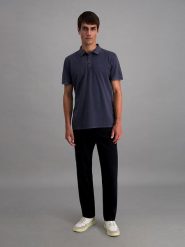 Pioneer Koszulka polo w kolorze granatowym rozmiar: M. Niebieskie koszulki polo PIONEER, m, bez wzorów, z bawełny, bez kołnierzyka, bez ramiączek. Za 119.95 zł.