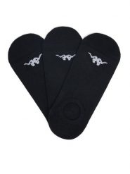 Kappa Stopki KR_STAN_SS25 (3-PACK) Czarny. Czarne skarpety Kappa, bez wzorów, z materiału. Za 24.99 zł.