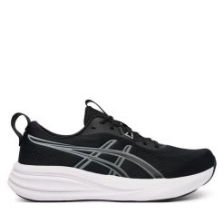 Buty do biegania Asics. Czarne buty do biegania ASICS, bez wzorów, bez zapięcia, do biegania. Za 489.99 zł.