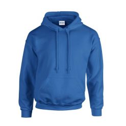 Bluza Z Kapturem Dla Dorosłych Unisex Heavy Blend. Niebieskie bluzy GILDAN, m, bez wzorów, z kapturem. Za 73.99 zł.