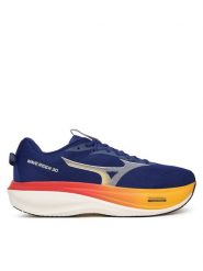 Mizuno Buty do biegania Wave Rider 30 J1GM2620 Granatowy. Niebieskie buty do biegania Mizuno, bez wzorów, z materiału, bez zapięcia, do biegania. Za 689.99 zł.