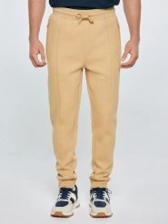 Spodnie męskie dresowe beżowe Wladorp 801. Brązowe spodnie materiałowe BIG STAR, na co dzień, l, bez wzorów, z dresówki, sportowe. Za 199.99 zł.