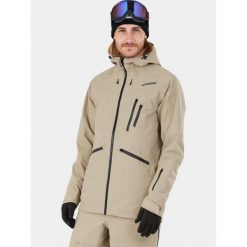 Kurtka Narciarska Męska Fundango Rigel. Brązowe kurtki narciarskie i snowboardowe Fundango, l, bez wzorów, narciarskie. Za 629.90 zł.