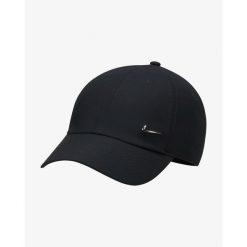 Czapka z daszkiem Nike Dri-Fit Club Unstructured Metal Swoosh. Czarne czapki z daszkiem Nike, bez wzorów. Za 119.00 zł.