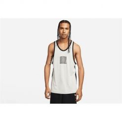 Koszulka treningowa męska Nike Dri-fit Starting Five. Czerwone bezrękawniki Nike, l, bez wzorów, z poliesteru, bez kołnierzyka, bez ramiączek. Za 244.00 zł.