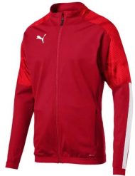 Bluza sportowa Puma Cup Training Jacket czerwona. Czerwone bluzy bez kaptura Puma, m, bez wzorów, z materiału, bez kaptura. Za 195.99 zł.