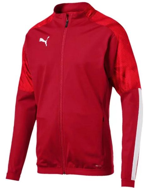 Bluza sportowa Puma Cup Training Jacket czerwona. Czerwone bluzy bez kaptura Puma, m, bez wzorów, z materiału, bez kaptura. Za 194.99 zł.