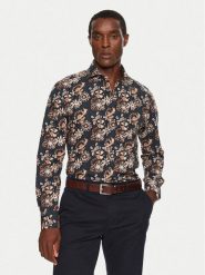 Baldessarini Koszula B3 10012 3642 Granatowy Regular Fit. Niebieskie koszule Baldessarini, m, bez wzorów, z bawełny, bez kołnierzyka, bez ramiączek. Za 819.99 zł.