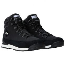 Buty trekkingowe męskie The North Face M B2B IV Textile WP. Czarne buty trekkingowe The North Face, bez wzorów, bez zapięcia, trekkingowe. Za 637.00 zł.