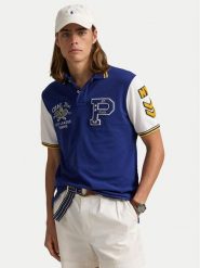 Polo Ralph Lauren Polo 710964978001 Niebieski Classic Fit. Niebieskie koszulki polo Polo Ralph Lauren, m, bez wzorów, z bawełny, bez kołnierzyka, bez ramiączek. Za 539.99 zł.