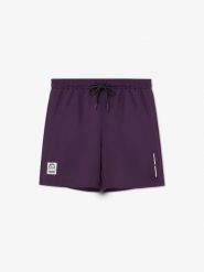 MANTO spodenki treningowe PULSE ciemnofioletowe. Fioletowe krótkie spodenki sportowe Manto, s, bez wzorów, z elastanu. Za 119.00 zł.