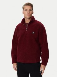 HUGO Polar Derylong 50567951 Bordowy Relaxed Fit. Czerwone bluzy z polaru Hugo, m, bez wzorów, z polaru, bez kaptura. Za 749.99 zł.