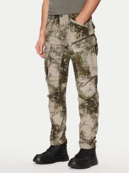 G-Star Raw Spodnie materiałowe Rovic 3D D02190 G787 Khaki Tapered Fit. Brązowe spodnie materiałowe G-Star Raw, m, bez wzorów, z bawełny, retro. Za 419.99 zł.