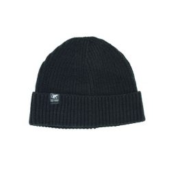 Czapka dzianinowa Beanie - rozmiar uniwersalny - (czarna). Czarne czapki zimowe SURF MONKEY, bez wzorów, z dzianiny. Za 119.95 zł.