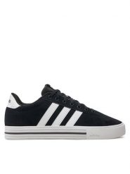 Adidas Sneakersy Daily 4.0 IF4502 Czarny. Czarne buty sportowe casual Adidas, bez wzorów, ze skóry, bez zapięcia. Za 209.99 zł.
