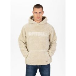 Bluza męska Pitbull z kapturem Aragon. Brązowe bluzy PITBULL, m, bez wzorów, z kapturem. Za 199.99 zł.