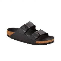 Klapki męskie Birkenstock Arizona BS. Czarne klapki Birkenstock, z materiału. Za 419.00 zł.