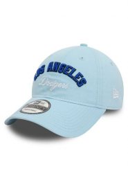 New Era Czapka z daszkiem Mlb Wordmark 920 La Dodgers 60503494 Niebieski. Niebieskie czapki z daszkiem New Era, bez wzorów, z materiału. Za 99.99 zł.