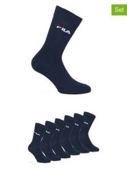 Fila Skarpety (6 par) w kolorze granatowym rozmiar: 35-38. Niebieskie skarpety Fila, bez wzorów. Za 39.99 zł.