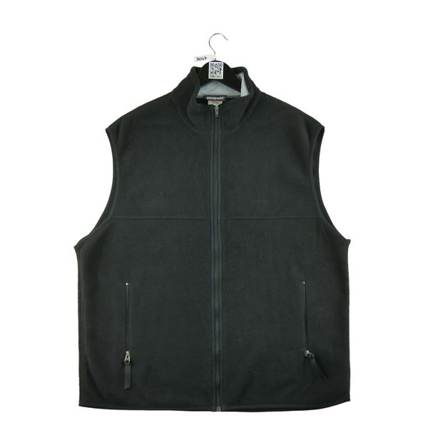 Second life - Męska kurtka polarowa Synchilla Retro - Jak nowy. Czarne kurtki Patagonia, m, bez wzorów, z polaru, bez kaptura. Za 253.76 zł.