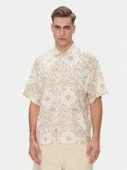 Jack&Jones Koszula Hydra 12277225 Beżowy Relaxed Fit. Brązowe koszule Jack&Jones, m, bez wzorów, z bawełny, bez kołnierzyka, bez ramiączek. Za 179.99 zł.