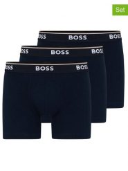 Hugo Boss Underwear Bokserki (3 pary) w kolorze granatowym rozmiar: XXL. Niebieskie bokserki Hugo Boss Underwear, xxl, bez wzorów. Za 127.45 zł.