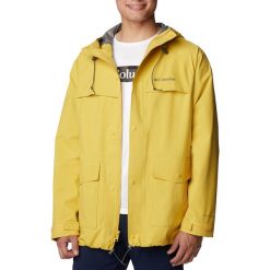 Kurtka przeciwdeszczowa męska Columbia Ibex II. Żółte kurtki Columbia, m, bez wzorów, bez kaptura. Za 449.99 zł.