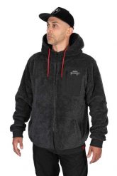 Bluza z kapturem z pełnym zamkiem błyskawicznym Fox Rage Sherpa. Czarne bluzy z kapturem FOX, na zimę, s, bez wzorów, z bawełny, z kapturem. Za 398.00 zł.