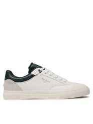 Pepe Jeans Sneakersy PMS31006 Biały. Białe buty sportowe casual Pepe Jeans, bez wzorów, z jeansu, bez zapięcia. Za 229.99 zł.
